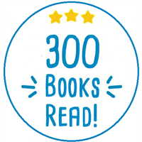We Read 300 Books! Badge