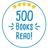 We Read 500 Books! Badge